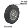 RUEDA P/CARRO T/ YEGUA COMPLETA PRETUL (TRUPER) IMPONCHABLE 8" # RD-82 (45485)