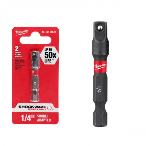 ADAPTADOR TOMA 1/4 PARA DADO 1/4 MILWAUKEE 48-32-5030