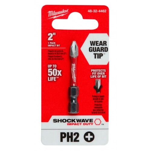 PUNTA DE IMPACTO PH2 50MM MILWAUKEE 48-32-4462