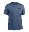 POLERA TRABAJO AZUL FREEFLEX MANGA CORTA TALLA L MILWAUKEE