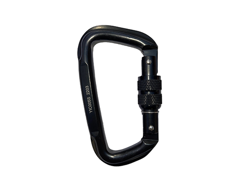 Mosquetón Carabinero Seguro Rosca 50kN