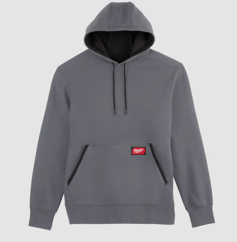 POLERON PULLOVER HOODIE GRIS TALLA M MILWAUKEE