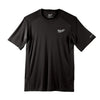 POLERA MANGA CORTA NEGRA WORKSKIN MILWAUKEE TALLA XL 414B-XL