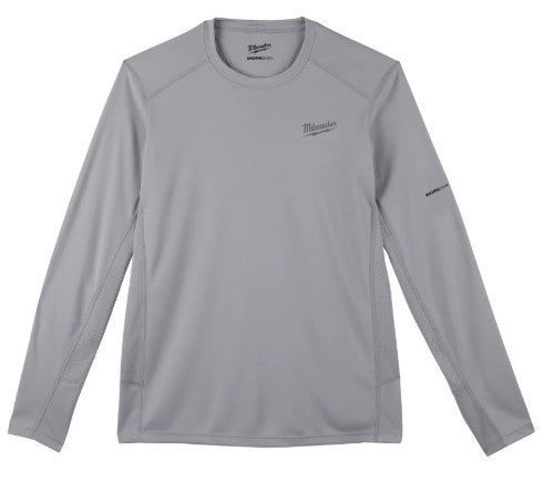 POLERA MANGA LARGA GRIS WORKSKIN TALLA XL MILWAUKEE