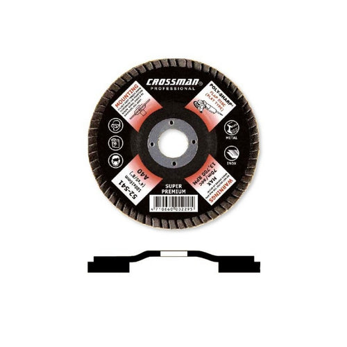 DISCO OXIDO ALUMINIO CROSSMAN 180X22.2 GRANO 60 #52572
