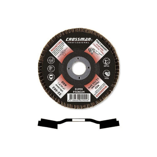 DISCO OXIDO ALUM. CROSSMAN CONICO 180X22.2 GR.40 #52691