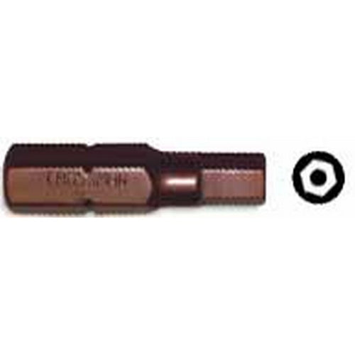 PUNTA CROSSMAN MAGNET. HEX. TAMPER PROOF H-1.5 1/4"X25MM # 44-285 (10 UNI.)