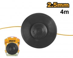 NYLON INGCO P/ORILLADORA DE GASOLINA 2,4 MM X 4,0 MTS.DISPLAY 1 CARRETE # ALS25405