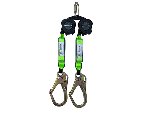 Retráctil Cinta EQS Doble 1.80mt. mosq.esc