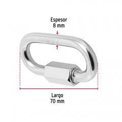ESLABON RAPIDO FIERO (TRUPER) 5/16" #BSE-5/16 (BANSE-5/16) (44023)