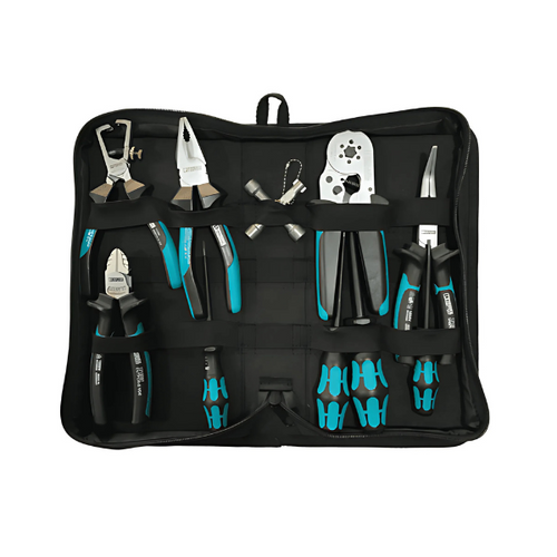 Set de Herramientas para tablerista profesional aislado 12 piezas 1000V VDE Phoenix Contact