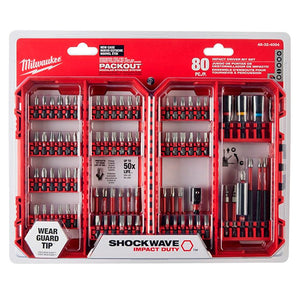 SET PUNTAS DE IMPACTO 80 PIEZAS MILWAUKEE 48-32-4094