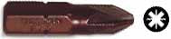 PUNTA CROSSMAN MAGNET. POZIDRIV #1 1/4"X25MM # 44-341S (10 UNI.)