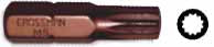 PUNTA CROSSMAN MAGNET. SPLINE M8 1/4"X25MM # 44-387 (10 UNI.)