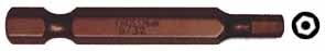 PUNTA CROSSMAN MAGNET. HEX. TAMPER PROOF H-2 1/4"X50MM # 44-486 (10 UNI.)