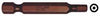 PUNTA CROSSMAN MAGNET. HEX. TAMPER PROOF H-4 1/4"X50MM # 44-489 (10 UNI.) (OF)