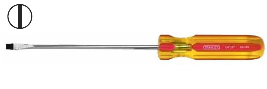 ATORNILLADOR STANLEY # 69107 1/8" X 8" ELECT(OF)