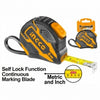 HUINCHA INGCO METRICA 8 M X25 MM C/AUTOBLOQUEO # HSMT08825