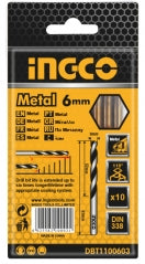 BROCA CIL AR INGCO JGO.10 PZS 6.0 MM # DBT1100603(OF)