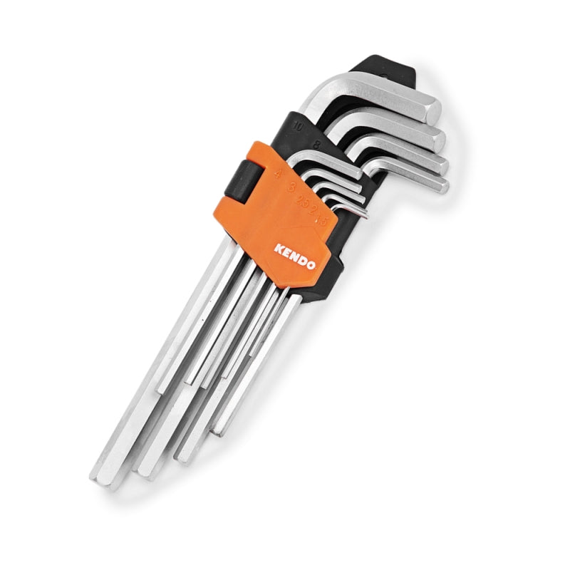 LLAVE ALLEN KENDO CROMADA JGO. 9 PIEZAS # 20732