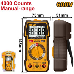 MULTITESTER INGCO DIGITAL INDUSTRIAL 600V # DM36002