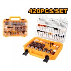 ACCESORIOS HERRAMIENTA MULTIFUNCIONAL JGO.420 PZS. # AKMG4208 - INGCO
