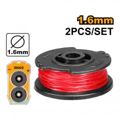 NYLON P/ORILLADORA 1.6MMx5.0MTS.DISPLAY 2 CARRETES # ALS1601(OF) INGCO