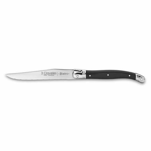 CUCHILLO TRES CLAVELES CHULETEROS BISTRO # 1481-11.5 CMS. JGO.4 PZAS.
