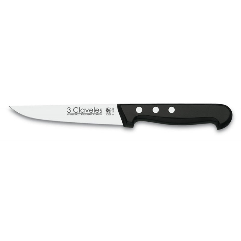CUCHILLO TRES CLAVELES # 933 (934) INOX MGO ABS 11 CMS COCINA