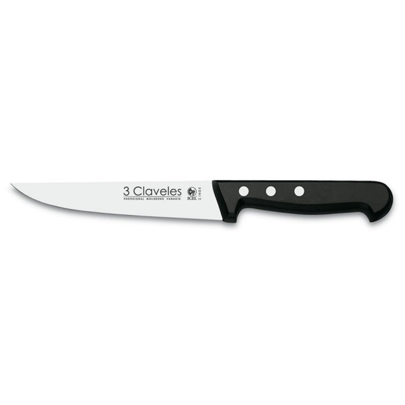 CUCHILLO TRES CLAVELES # 937 INOX MGO ABS 15.5CMS COCINA