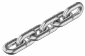 CADENA GALV ESLABON CORTO 6 MM (SACO DE 31 MTS APROX.)