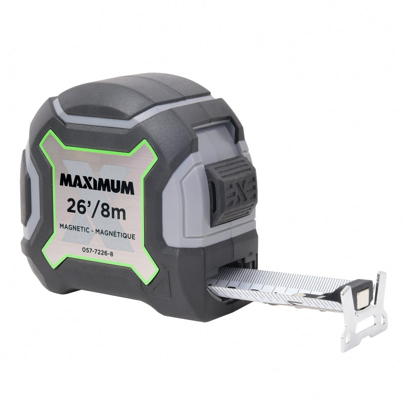 HUINCHA MAXIMUM (TACTIX) # 057-7226-8 8.0 MTS X 1" (MM-PUL)