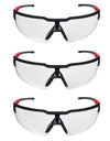 JUEGO 3 LENTES DE SEGURIDAD ANTIRAYA MILWAUKEE 48-73-2052