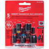 SET DE 5 ADAPTADORES MAGNETICOS 1/4 MILWAUKEE 49-66-4563