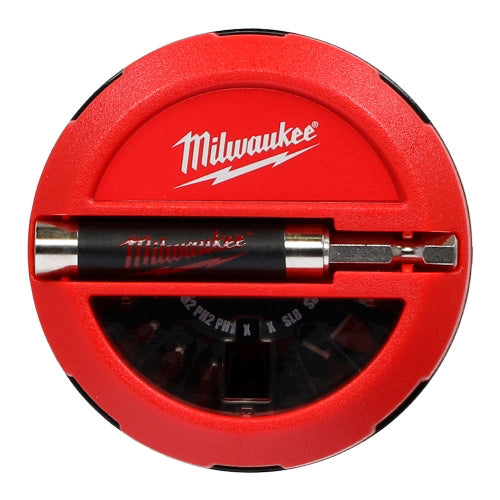 SET DE PUNTAS Y EXTENSOR MILWAUKEE 19 PIEZAS 48-32-1700