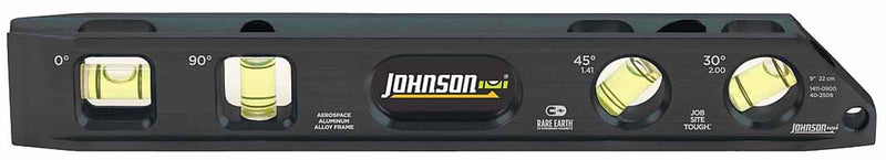NIVEL TORPEDO JOHNSON # 1411-0900 9" ALUMINIO SOLIDO MAGNETICO (OF)