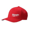 GORRO AJUSTABLE ROJO CON VISERA TALLA S/M MILWAUKEE 504R-SM