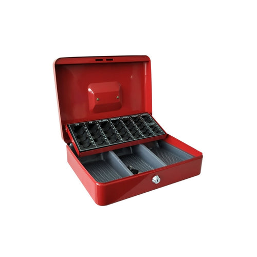 CAJA VALORES 12" KRAFT BOHRER 4 DIVISIONES K-8072