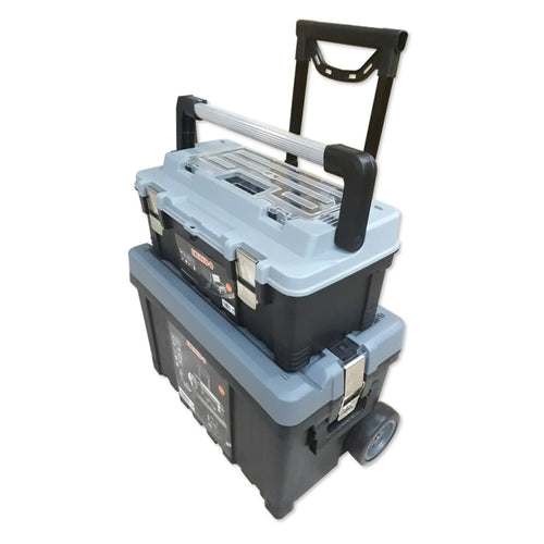 CAJA HERRAMIENTAS KENDO #90272 PLAST.C/RUEDAS 2 en 1 - 22" y 25"(OF)