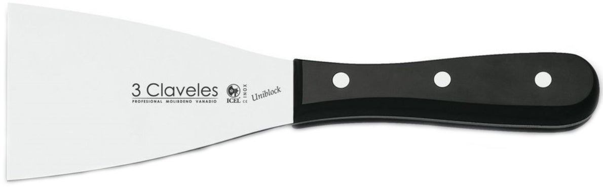 ESPATULA RECTA TRES CLAVELES # 1173 (1172) - 10X13 CMS INOX