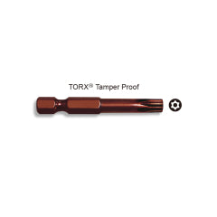 PUNTA CROSSMAN MAGNET.TORX TAMPER PROOF T-30 1/4" X 50MM (100 UNI.) # 44-731