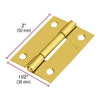 BISAGRA HERMEX-TRUPER ACERO LATONADO 2 x 1.1/2" #BR-201(BI-20L) 20UNI. (43194)