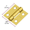 BISAGRA HERMEX-TRUPER ACERO LATONADO 1 x 7/8" #BR-101(BI-10L) 20UNI. (43192)