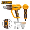 PISTOLA DE CALOR INGCO 2.000 WATTS 50°/450/550°C #HG200078  (C)
