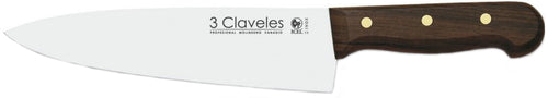 CUCHILLO TRES CLAVELES # 1074 INOX MGO MAD 21CMS COCINERO