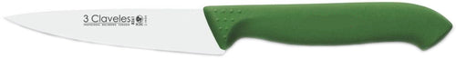 CUCHILLO TRES CLAVELES # 1327 PROFLEX MGO.AMARILLO 10 CMS VERDURA