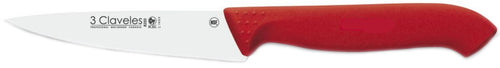 CUCHILLO TRES CLAVELES # 1340 PROFLEX MGO.ROJO 25 CMS COCINERO