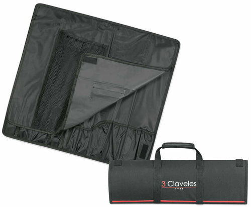ESTUCHE TRES CLAVELES P/CUCHILLOS # 1684 10 PZAS. CON ASAS