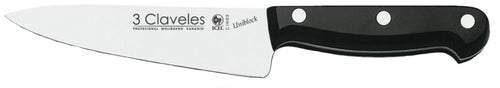 CUCHILLO TRES CLAVELES # 1162 INOX UNIBL 25cms COCINERO