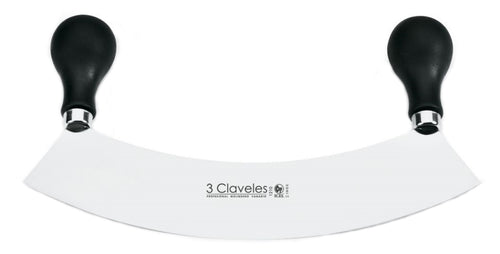 CUCHILLO TRES CLAVELES # 1211 INOX UNIBL 27 CMS DOS/MGOS P/VERDURA